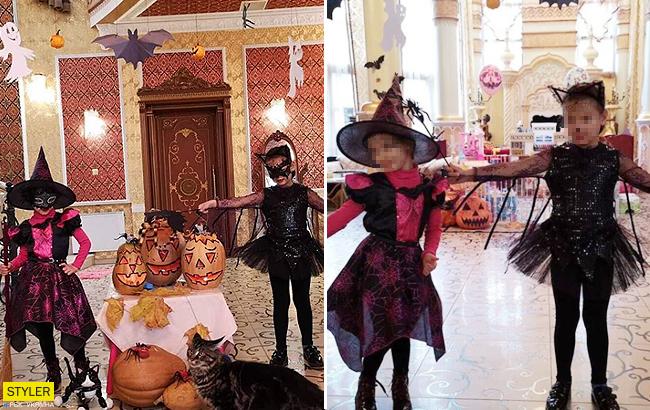 Певица Камалия показала, в какие костюмы нарядились на Хэллоуин ее дочки-близняшки