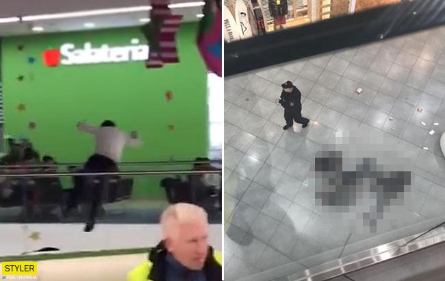 "А че, охраннику все равно?": в московском ТЦ у всех на глазах девушка прыгнула с 4-го этажа