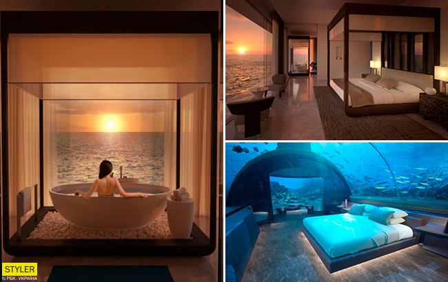 Первый в мире: на Мальдивах открылся подводный отель