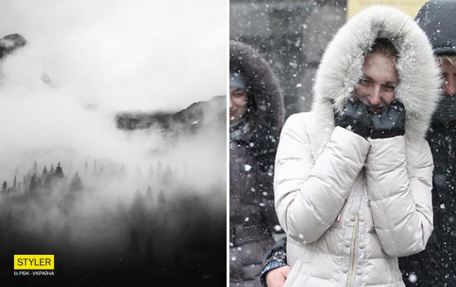 Ветер, снег и мороз: синоптик дала прогноз на начало недели