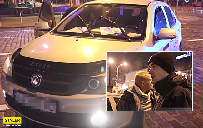 У Києві таксист затиснув руку патрульного склом і протягнув за собою