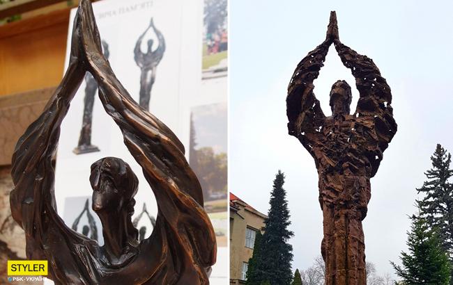 В мережі розкритикували невдалий пам'ятник жертвам Голодомору в Ужгороді