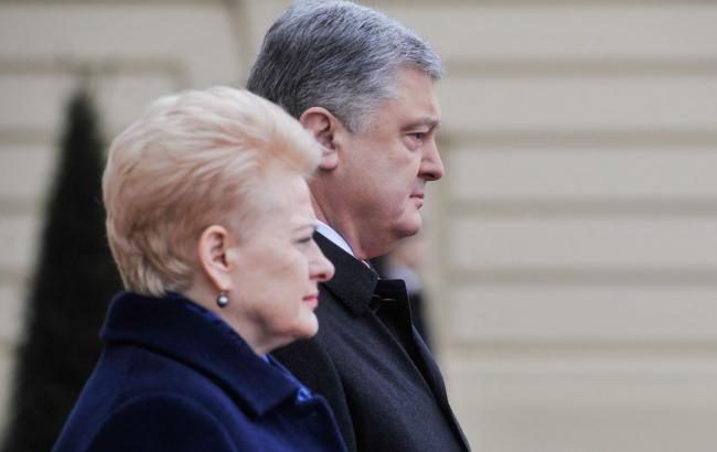 Литва планирует расширить участие в реализации инфраструктурных проектов в Авдеевке, - Порошенко