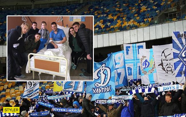 "Мужики, вы крутые": украинские футболисты навестили раненых военных в госпитале