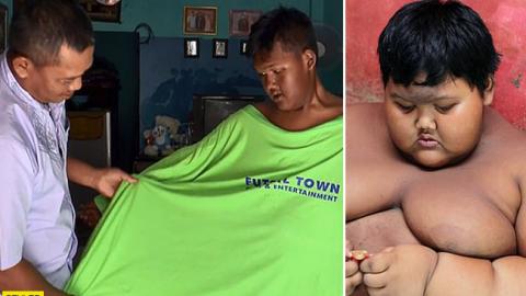 Хочет стать футболистом: 12-летний мальчик сбросил 95 кг (фото)