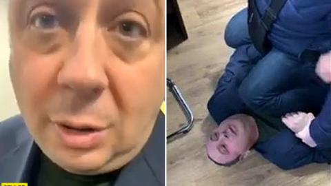 "Таких клоунов еще не видел": в Херсоне чиновник подрался с активистами (видео)