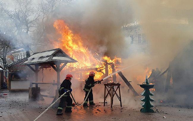 Пожежа на ярмарку у Львові: медики розповіли про стан потерпілих