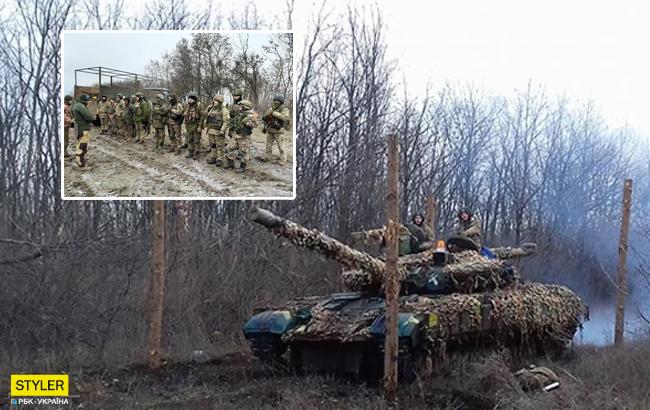"Піхота рулить": в мережі показали зимові навчання воїнів на Донбасі (відео)