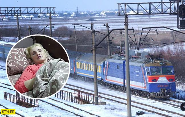 "Пекельні болі": пенсіонерка, на яку в поїзді впала полка з людиною, розповіла про НП