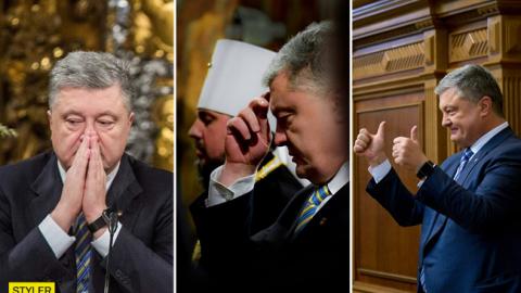 Прошлый год Порошенко в фотографиях