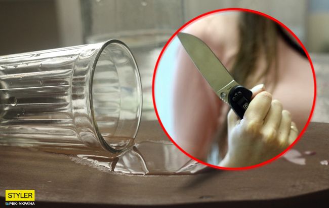 "Така собі склянка води в старості": у Київській області донька зарізала батька