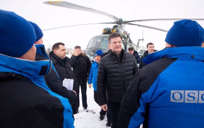 Лайчак встретился с наблюдателями миссии ОБСЕ на Донбассе