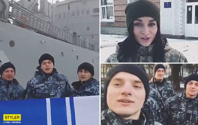 Морпехи записали трогательное видео ко Дню Соборности Украины