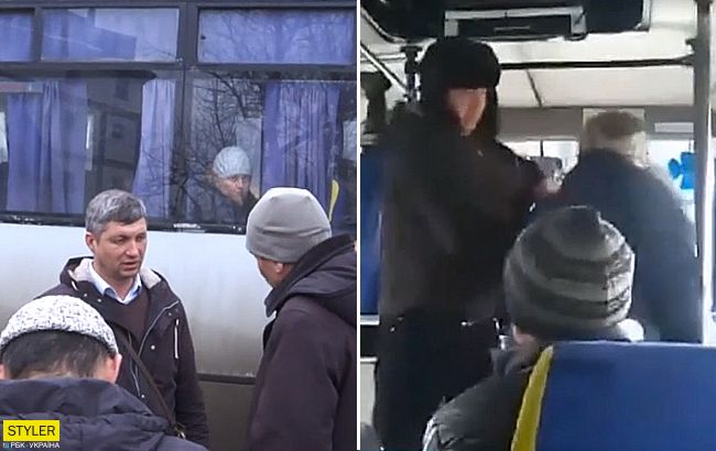 В Черновцах неадекватный маршрутчик избил и вышвырнул из автобуса ветерана АТО