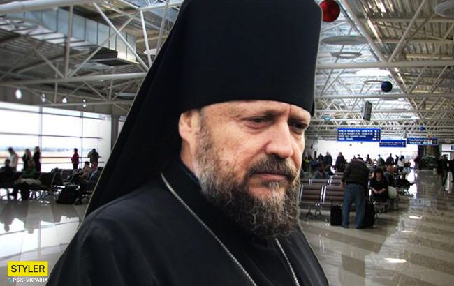 Скандального єпископа УПЦ МП затримали в "Борисполі": що йому загрожує