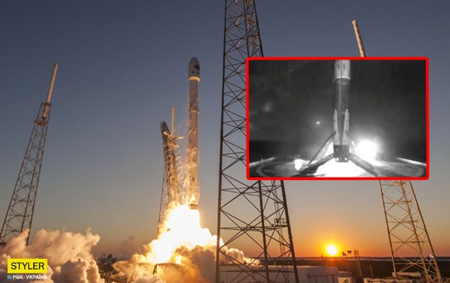 SpaceX показала, как запустила ракету с луноходом: зрелищные кадры