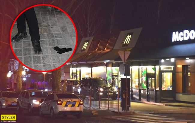 Поспорили из-за очереди: в Николаеве в McDonald's произошла стрельба (фото)