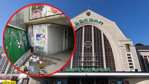 Ржавчина и горы мусора: появились ужасающие фото киевского вокзала