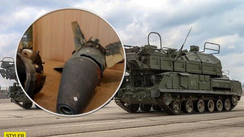 Бойовики на Донбасі показали на виставці про "агресію ЗСУ" ракету з РФ (фото)