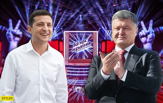 Звезды Голоса країни хотят вести дебаты Зеленского и Порошенко