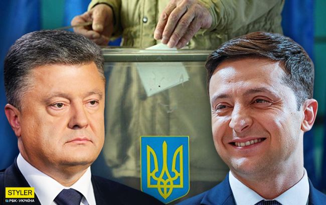 Зеленський vs Порошенко: дані екзитполів "підірвали" мережу