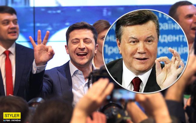 Зеленского с победой поздравил Янукович - реакция сети | РБК Украина
