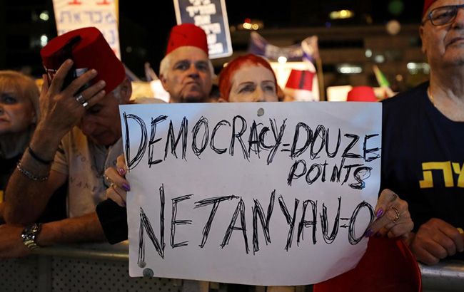 В Ізраїлі відбулася демонстрація проти імунітету Нетаньяху