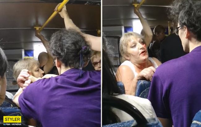Всі сиділи й мовчали: неадекват побив жінку в маршрутці під Києвом (відео)
