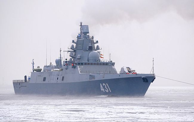 Біля кордонів Латвії помітили російський військовий корабель