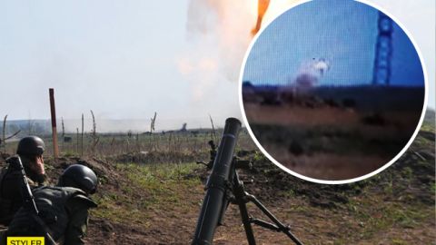 Одним ударом: в мережі показали відео ліквідації ворожої точки на Донбасі