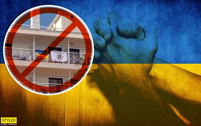Ненавидим вас, х*хлов: украинских детей выгнали из отеля в Греции из-за флага