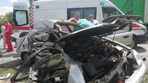В Запорожской обл. вследствие ДТП погибли двое людей