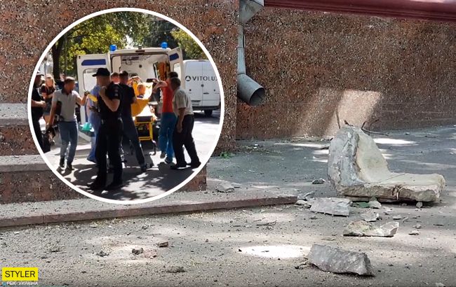 В Днепре на женщину обрушилось здание: подробности инцидента