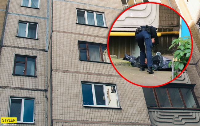 Оставил записку: в Киеве мужчина выпрыгнул с пятого этажа