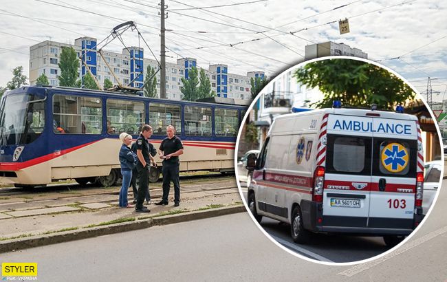 Жінка випала на ходу: у київському трамваї відмовили гальма