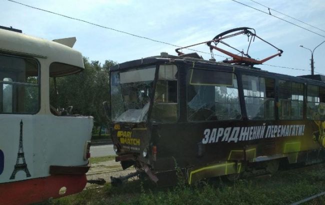 У Харкові зіштовхнулися два трамваї, є постраждалі