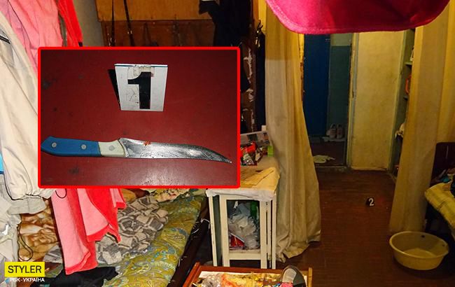 В Киеве пьяная женщина с ножом напала на свою подругу в общежитии (фото)