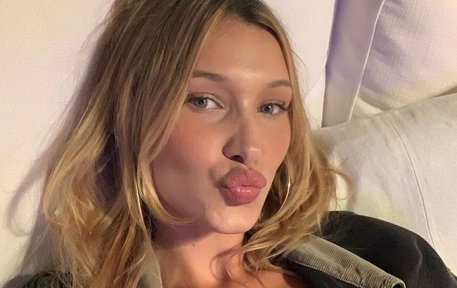 Слишком горячо! Белла Хадид показала откровенные кадры в нижнем белье