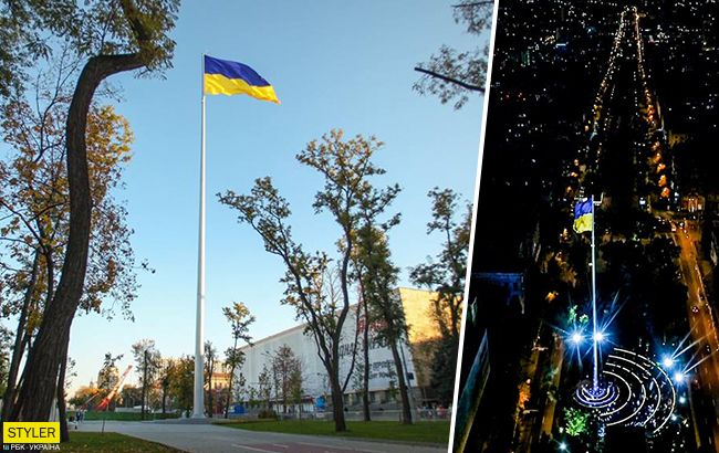 День флага: речь Зеленского, стяг-рекордсмен и на каких вершинах мира реет знамя Украины