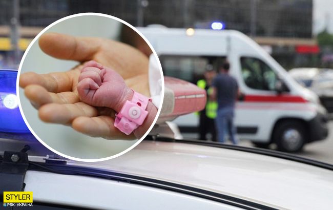 Помог счастливый случай: в Киеве патрульные спасли роженицу