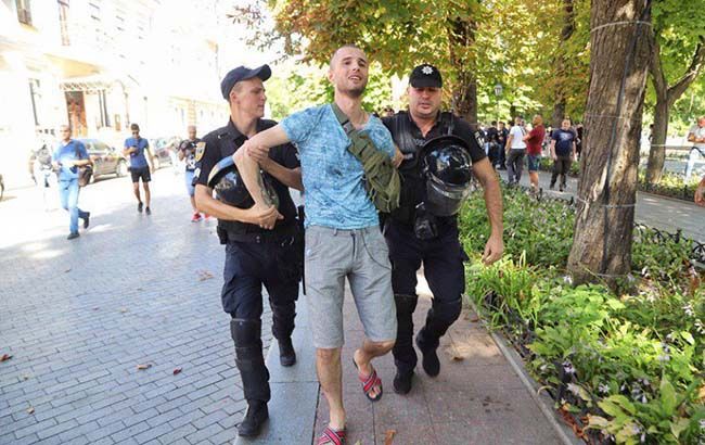 В Одессе на "прайде" задержали 3 человека