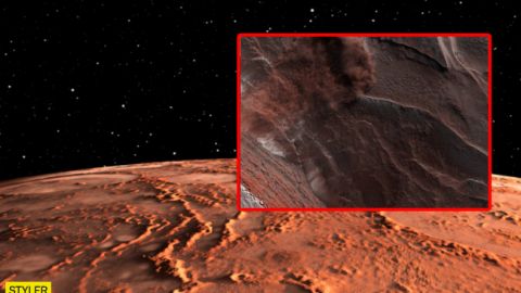Схождение ледяной лавины на Марсе: NASA поразило впечатляющим фото