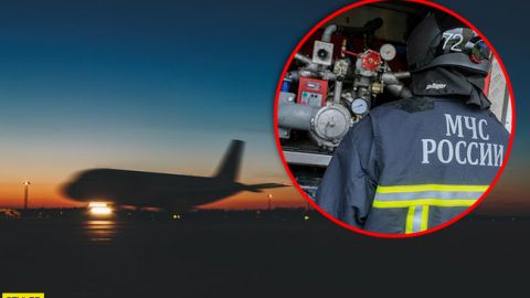 У Москві загорівся російський Боїнг: на борту були пасажири (відео)