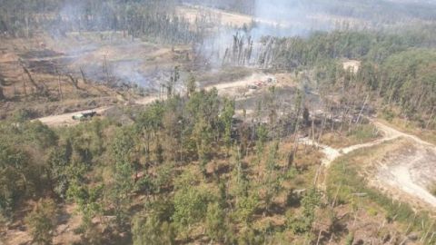 У Калинівці ліквідували пожежу на військових складах