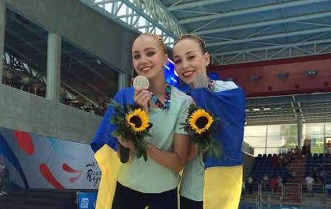 Дуэт синхронисток из Украины завоевал "серебро" чемпионата Европы
