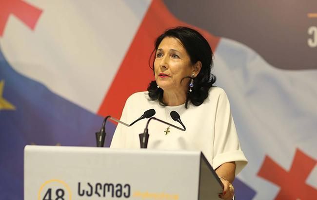Президент Грузії відреагувала на події в парламенті і протести