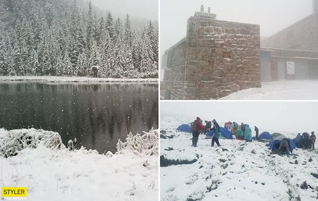 Україну продовжує засипати снігом: приголомшливі фото і відео