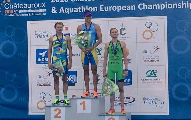 Победный хет-трик: украинцы в акватлоне завоевали полный набор медалей на чемпионате Европы