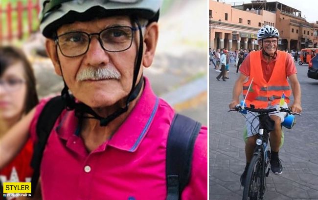 73-летний украинец на велосипеде добрался до Африки (фото)