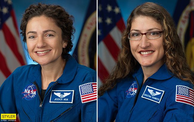 Впервые в истории в космос вышли две женщины: исторические фото и видео